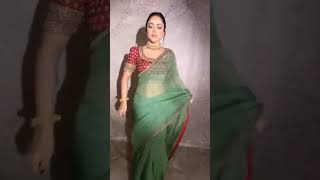 Bangla actress tamamirza navelpiercing 2❤️/#tiktok #saree #navelpiercing #reels #tamamirza  #navel /