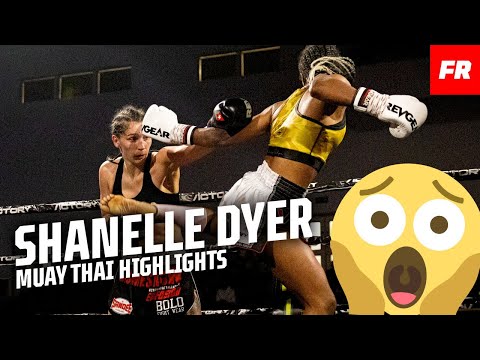 INSANE FEMALE FIGHTER 😱 Shanelle Dyer Female Muay Thai Highlights | Fight Record