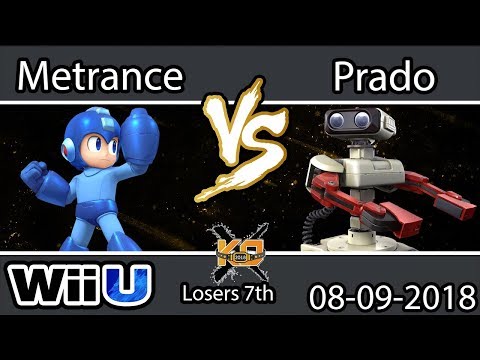 KO2018 Smash Wii U (Losers 7th) - Metrance (Megaman, Donkey Kong) vs. Prado (R.O.B.)