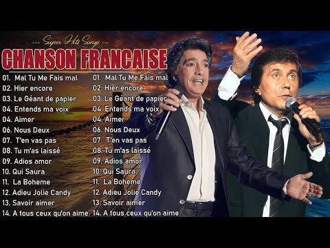 Les 100 Plus Belles Chansons Francaise en Tous les temps   Mike Brant, Dalida, Frédéric François