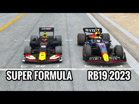 Red Bull F1 2023 vs Super Formula Red Bull at Imola GP