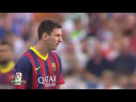 Lionel Messi Vs Almería Away 13-14 HD 720p By Messi10M