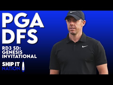 PGA Round 3 Showdown - Genesis Invitational | DraftKings DFS Picks, Plays and Process | 02/21/26