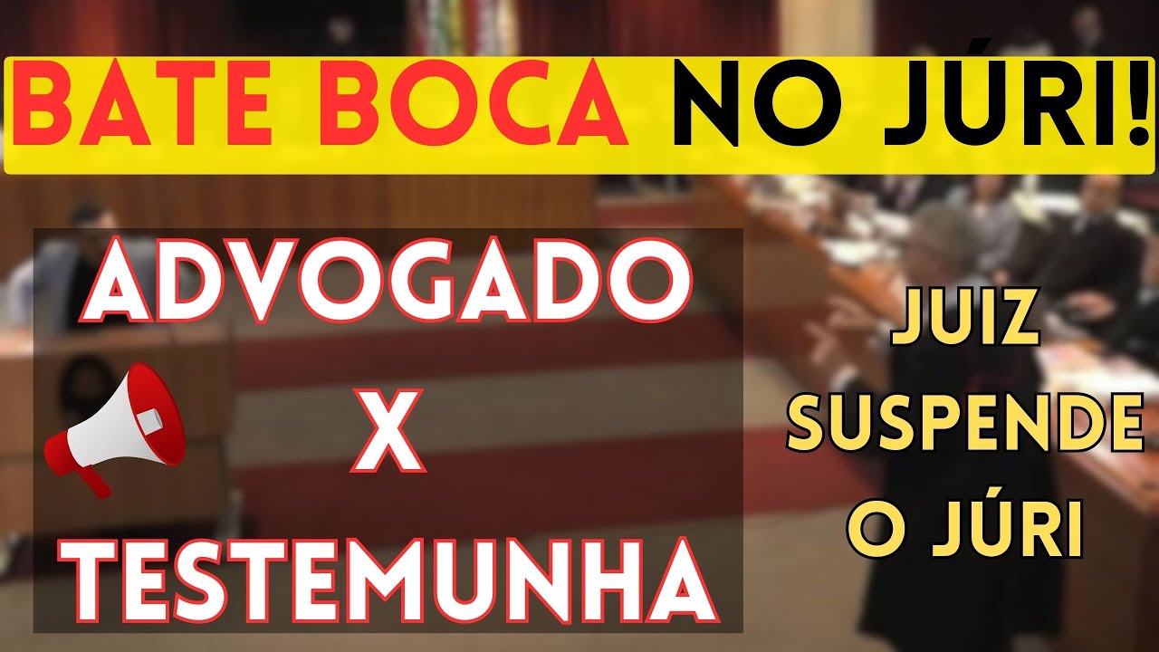 ✋DISCUSSÃO ENTRE ADVOGADO E DELEGADO TESTEMUNHA – JUIZ SUSPENDE JÚRI - CASO BECKER, vítima médico.