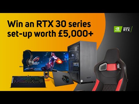 Win a £5,000 + RTX 3090 powered gaming set-up!