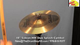 Video thumbnail for Sabian HH Duo Splash 10'' - The Drum Shop North Shore by Nate Morrison Drums