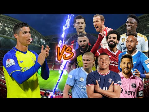 Cristiano Ronaldo 🆚 2024 New Legends (Messi, Neymar, Mbappe, Haaland, Benzema, Salah, Vinicius)💪⚽🔥
