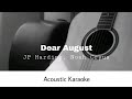 PJ Harding, Noah Cryus - Dear August (Acoustic Karaoke)