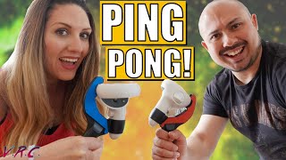 Oculus Quest 2 TABLE TENNIS Paddles - FEEL like a PRO!