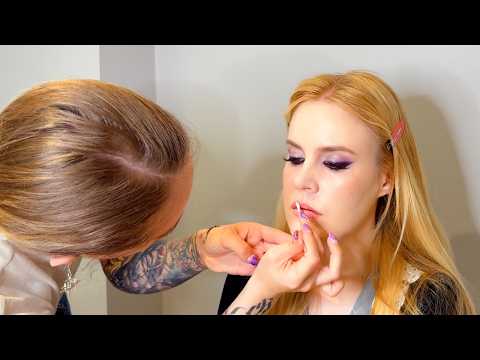 ASMR Celebrity inspired Eye Makeup Look (Unintentional ASMR) 