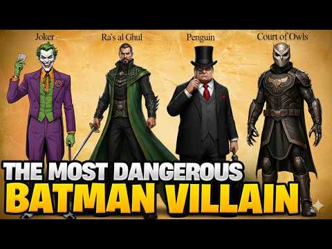 The MOST DANGEROUS Batman Villain (According to Science) pt1