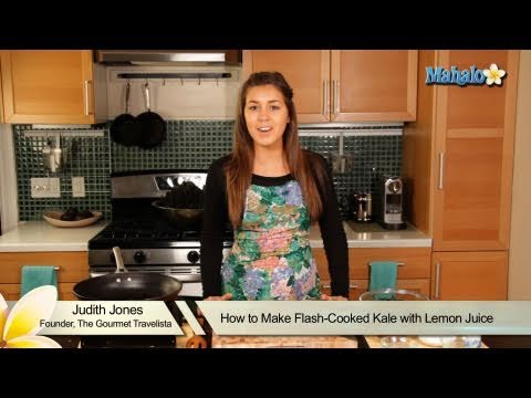 How to Flash-Cook Kale With Lemon Juice