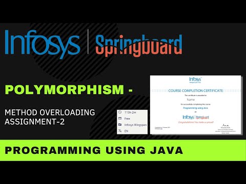 Method Overriding Assignment 2 Programming Using Java Infosys Springboard