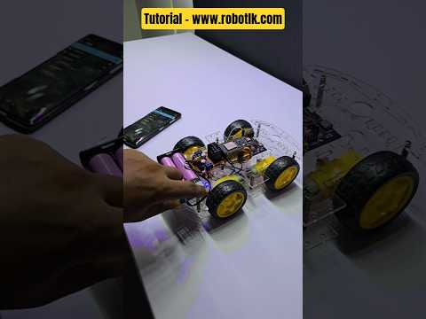 ESP32 Web Controlled Robot Car #esp32 #arduino #rccar