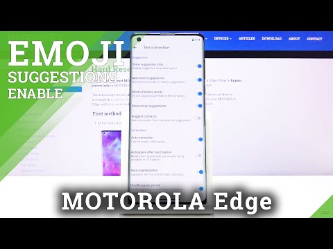 How to Enable Emoji Suggestions in Motorola Edge in – Predictive Emojis