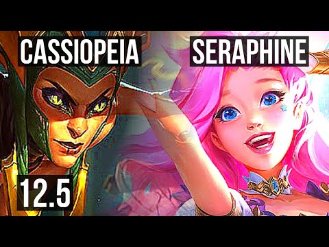 CASSIO vs SERAPHINE (MID) | Rank 6 Cassio, Legendary, 13/2/6, 300+ games | EUW Challenger | 12.5