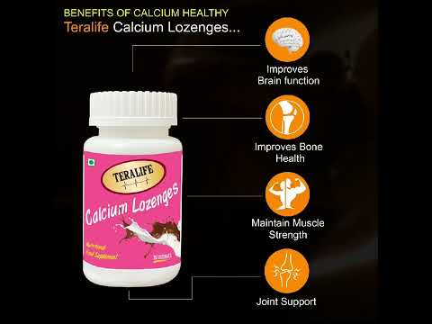 Calcium Carobanate Lozenges (Calcium Chocolates) Bottle of 30 Chocolates