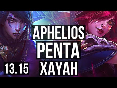 APHELIOS & Rell vs XAYAH & Nautilus (ADC) | Penta, Rank 7 Aphelios | KR Challenger | 13.15