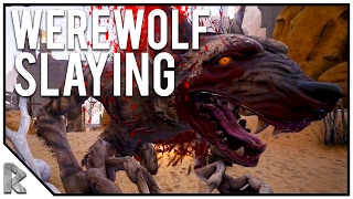 SLAYING WEREWOLVES - LARGE THRALL CITY! - Conan Exiles Gameplay #15