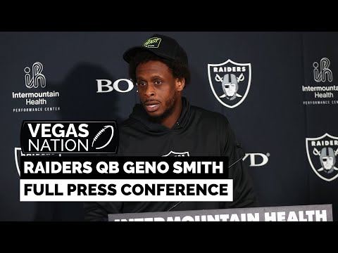 Raiders QB Geno Smith Full Press Conference