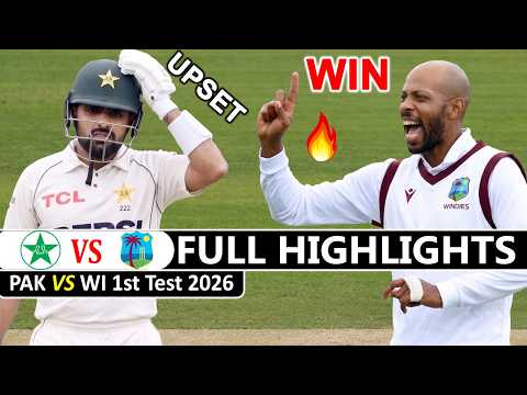 Pakistan Vs West Indies 1st Test Match Full Highlights 2026 Day 4 | Pak Vs WI