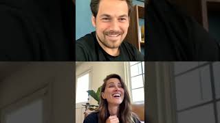 Stefania Spampinato and Giacomo Gianniotti live Instagram stream May 4 2020 video