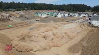 Tons of holes for utilities, trench lines, and roads, most of them located under 300’ from houses!