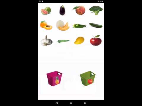 Kids Fruits Sorting Game Video
