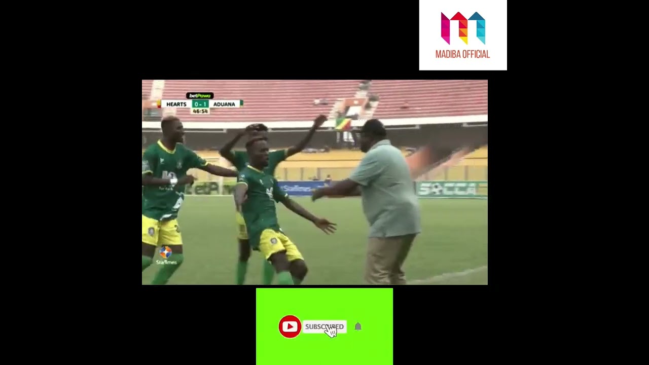 Isaac Mintah’s first goal for Aduana stars Vs Hearts of oak #shorts #trending #hearts #aduana