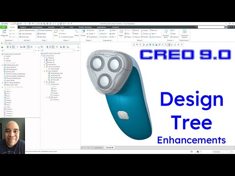 Creo Parametric 9.0 - Design Tree Enhancements