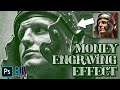 Photoshop Quickest Way To Create A Paper MONEY Engraving Effect