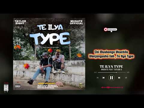 Musate Feat Taylor 8 - Te Ilya Type ( Official Lyrics Video )