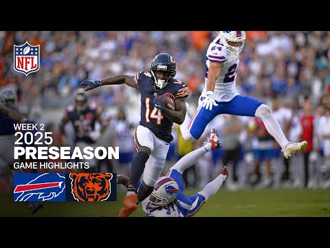 Buffalo Bills vs. Chicago Bears Game Highlights | 2025 Preseason Week 2