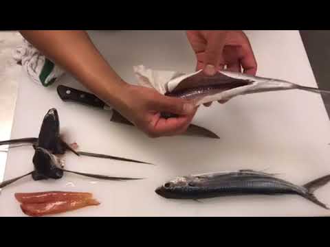 How to cut Tobiuo (San Mai Oroshi)