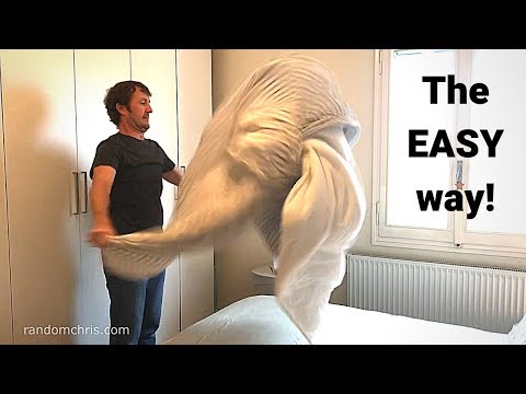 How to put on a Duvet Cover (The EASY way)