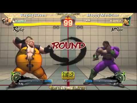 Raging Raven Rufus vs  NVGA HVGL Happy Medicine M Bison Dictator King of the Bling 2012 SSF4    Low