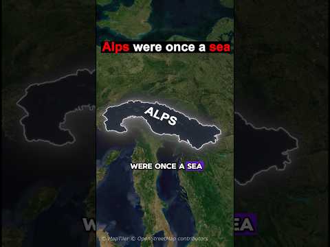 Alps were once a sea#geography #map #europe #earth #alps #knowledge