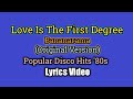 Love In The First Degree - Bananarama (Lyrics Video)