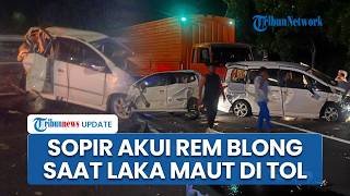 Pengakuan Sopir Truk saat Laka 9 Kendaraan di Tol Cipularang yang Tewaskan 2 Orang: Rem Blong