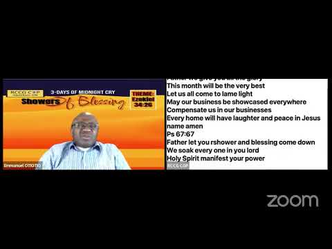 RCCG COP Midnight Cry Day 3 - June 2 2023 -Showers of Blessing By Pst B. Olofinlade & Pst E. Otiotio