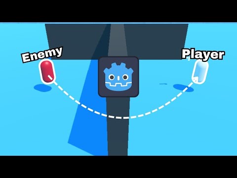 Ai Enemy in 3D. Godot4 tutorial.