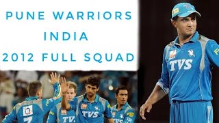 Pune Warriors India 2012 Full Squad ( Fans Love Cricket)