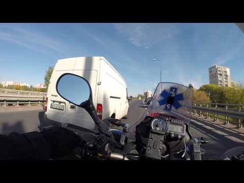 MotoAmbulans 081015 - CITO  Piaseczno - Praga   Transport próbek do laboratorium