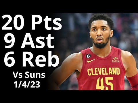 Donovan Mitchell 20 Pts 9 Ast 6 Reb vs Suns Highlights