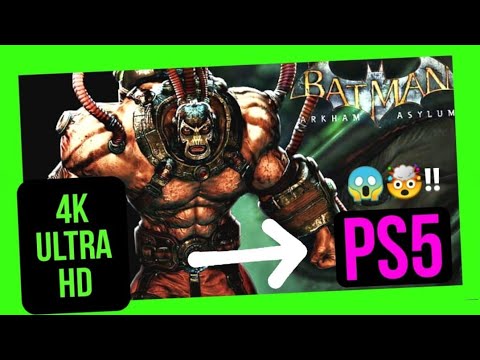 🦇BATMAN PS5 Arkham Asylum || Bane Boss Fight ✔︎4K ULTRA HD || 👾 REMASTERED✔︎60 FPS 😱😱😱►