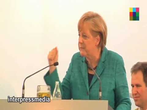 Willkommen im Paradies! Angela Merkel in Trudering am 15. Mai 2013, Festrede