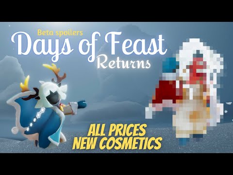 [BETA] Days of Feast ALL INFO - Detailed Guide, ALL cosmetics and prices | Sky CotL | nastymold