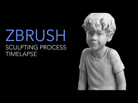 Zbrush Sculpting Timelapse, Ryan