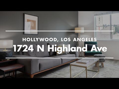 LA Apartment Tour | Furnished One Bedroom Apartment in Hollywood, Los Angeles