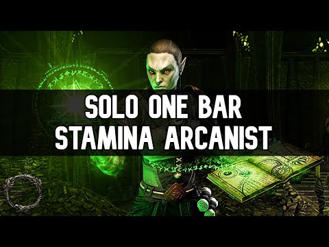 ESO - Solo One Bar Arcanist Build Guide! | Update 48